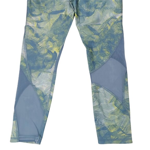 Under Armour Leggings Womens Medium Green Compression HeatGear Capri Athleisure - Picture 6 of 10